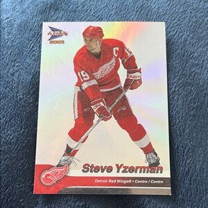 Hockey Trading Card - Red
